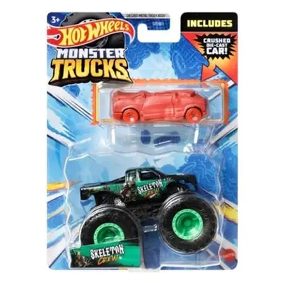 Mattel Hot Wheels Monster Trucks 1:64 s angličákem