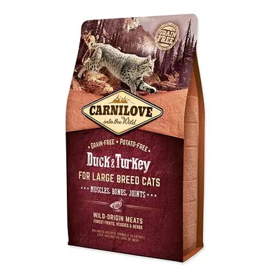 CARNILOVE Duck and Turkey Large Breed Cats Muscles, Bones, Joints 2 kg