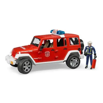 Bruder JEEP Rubicon - požární + figurka