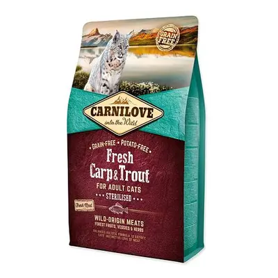 CARNILOVE Fresh Carp & Trout Sterilised for Adult cats 2 kg