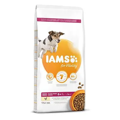 IAMS Dog Senior Small & Medium Chicken 12 kg