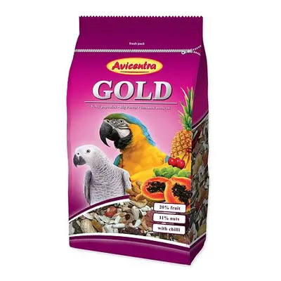 AVICENTRA Gold pro velké papoušky 850 g