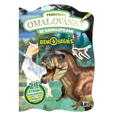 JIRI MODELS Tvarované omalovánky/Dinosauři