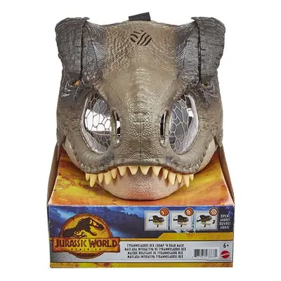 Mattel Jurassic World T-Rex Maska na obličej se zvuky