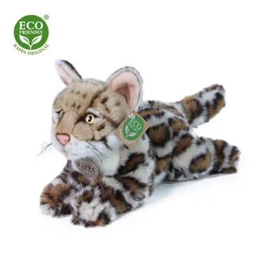 Rappa Plyšový ocelot ležící 25 cm ECO-FRIENDLY