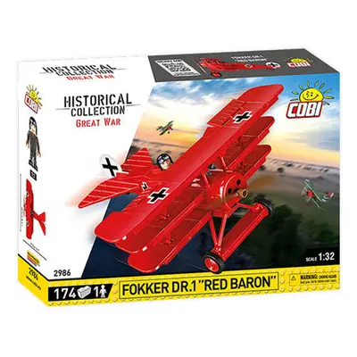 Cobi 2986 Fokker Dr. I Red Baron