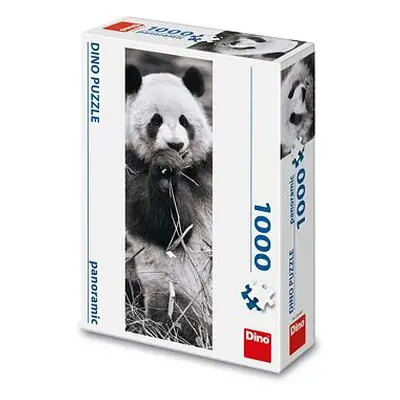 Dino PANDA V TRÁVĚ 1000 panoramic Puzzle NOVÉ