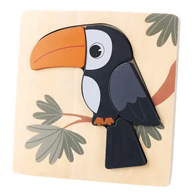 Zopa Dřevěné puzzle malé Toucan