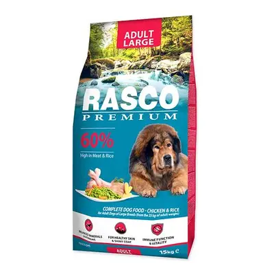 Granule RASCO Premium Adult Large kuře s rýží 15 kg