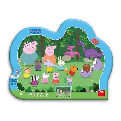 Dino Puzzle PEPPA PIG 25 dílků deskové