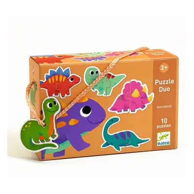 DJECO Duo puzzle Dinos