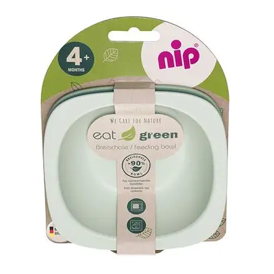 NIP GREEN line miska, 2ks, green/light green