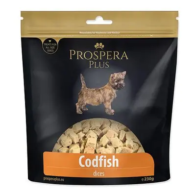 Pochoutka PROSPERA Plus tresčí kostky 230 g