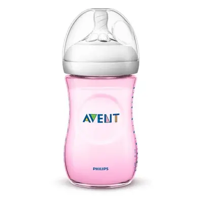 AVENT Láhev Natural 260 ml, 1 ks růžová