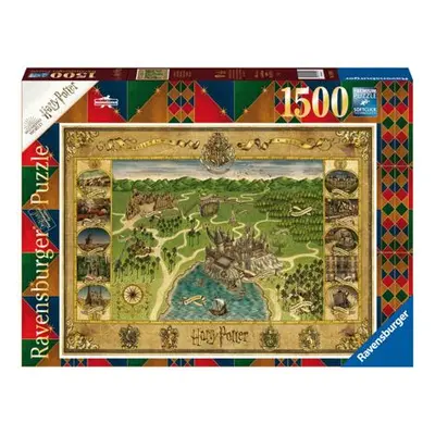 Ravensburger Harry Potter: Mapa Bradavic Puzzle 1500 dílků