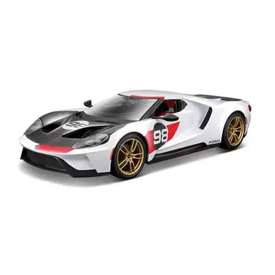 Maisto 2021 Ford GT Heritage, bílá, 1:18