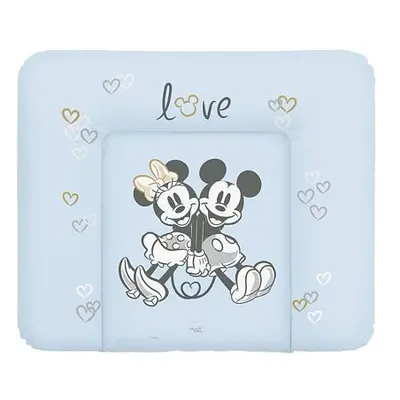 CEBA Podložka přebalovací měkká na komodu (85x72) Disney Minnie & Mickey Blue