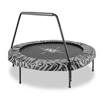 EXIT TOYS Tiggy juniorská trampolína s tyčí ø140cm - černá / šedá