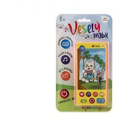 Teddies Veselý Mobil Telefon plast slovensky mluvící