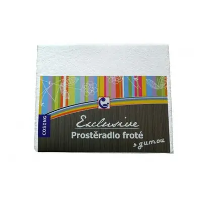 Cosing Prostěradlo froté 150g - bílá