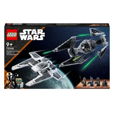 LEGO® Star Wars™ 75348 Mandalorianská stíhačka třídy Fang proti TIE Interceptoru