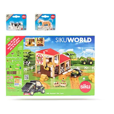 SIKU World - farma, 2 koně a 2 krávy