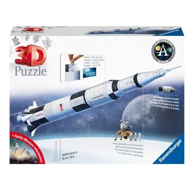 Ravensburger Vesmírná raketa Saturn V 3D, 432 dílků