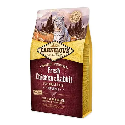 CARNILOVE Fresh Chicken & Rabbit Gourmand for Adult cats 2 kg