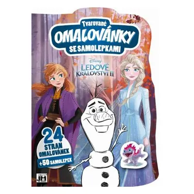 Jiri Models Tvarované omalovánky Frozen 2