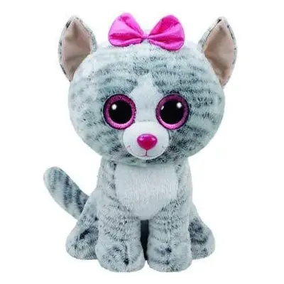 Meteor TY Beanie Boos KIKI - šedá kočka, 42 cm