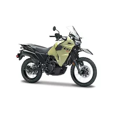 Maisto Motocykl, Kawasaki KLR® 650, Khaki černá, 1:18