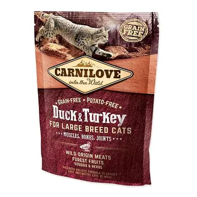 CARNILOVE Duck and Turkey Large Breed Cats Muscles, Bones, Joints 400 g