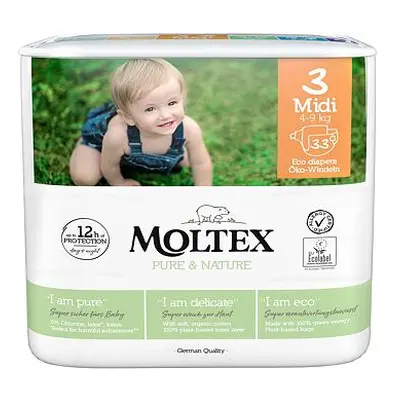 Moltex Plenky Pure & Nature Midi 4-9 kg (33 ks)