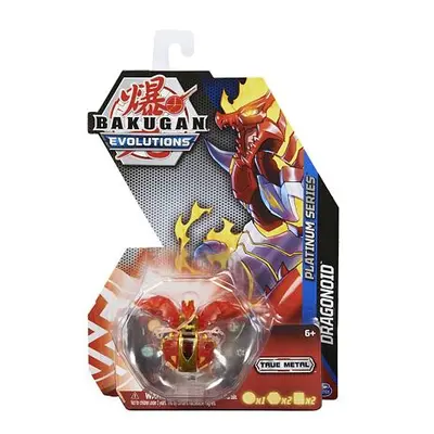 Spin Master Bakugan True Metal figurky Červený drak S4