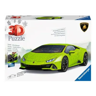 Ravensburger Lamborghini Huracán Evo zelené 3D Puzzle 108 dílků