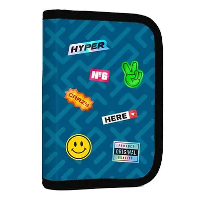 Oxybag Penál 1 p. 2 chlopně, prázdný OXY GO Stickers