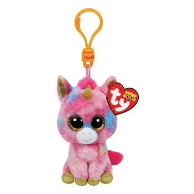 TY Meteor Beanie Boos FANTASIA - vícebarevný jednorožec 8.5 cm clip