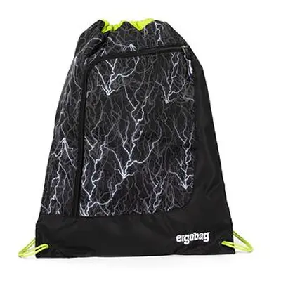 Ergobag sportovní pytel Black reflexní