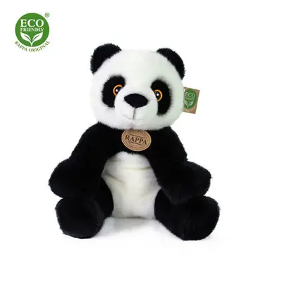 Plyšová panda sedící 27 cm ECO-FRIENDLY