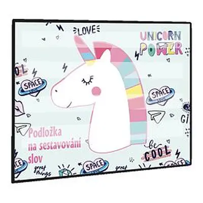 Oxybag Podložka na sestavování slov Unicorn iconic