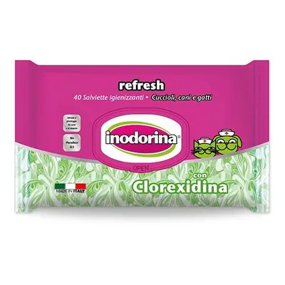 Ubrousky INODORINA čistící Chlorhexidin 40 ks