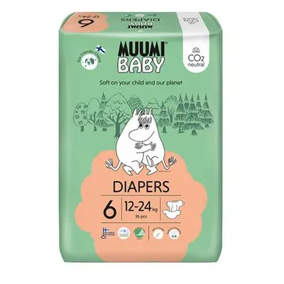 Muumi Baby 6 Junior 12–24 kg (36 ks), eko pleny