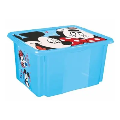 Úložný box s víkem Mickey 45l