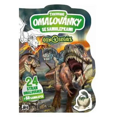 Tvarované omalovánky/ Dino