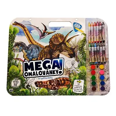 JIRI MODELS Mega omalovánky set Dino