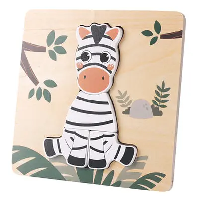 Zopa Dřevěné puzzle malé Zebra