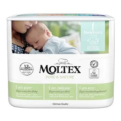 Moltex Plenky Pure & Nature Newborn 2-4 kg (22 ks)