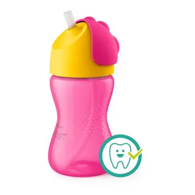 AVENT Hrneček s ohebným brčkem 300 ml Bendy dívka