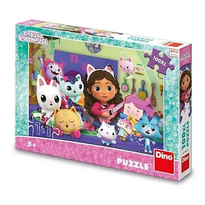 Dino Gabby's Dollhouse Gábi a muzika 100 XL Puzzle