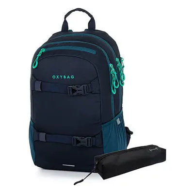 Oxybag Studentský batoh + etue OXY Sport Modrý